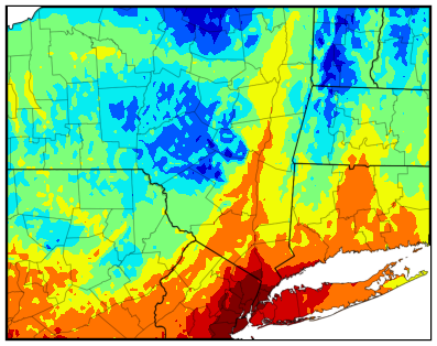 Eastern NY gdd accumulation map