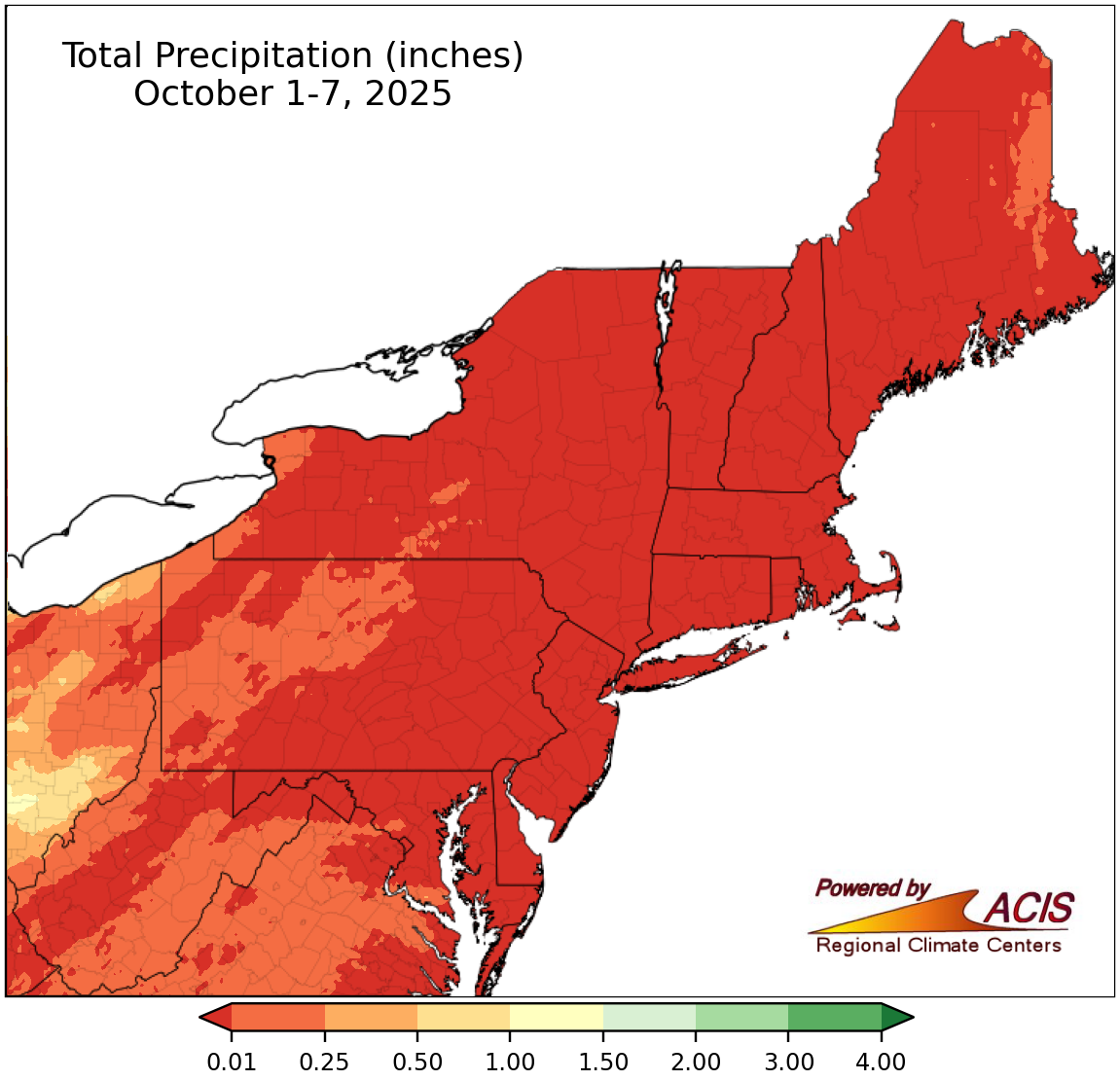 snow forecast map